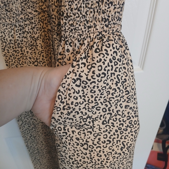 Jessica Simpson Leopard Print Jumpsuit - Wide Leg - Picture 6 of 6
